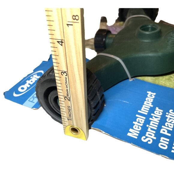 Orbit Impact Sprinkler Premium Plastic Metal Wheeled Base Coverage Up To 85 Ft - Picture 13 of 13